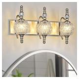 $125 MODERN CRYSTAL BATHROOM VANITY LIGHTS FIXTURE