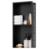 304 STAINLESS STEEL SHOWER NICHE INSERT-GLOSSY BLA