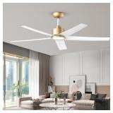 OCIOC 52 INCH CEILING FANS WITH LIGHTS AND REMOTE