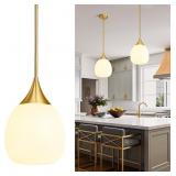 KITCHEN ISLAND PENDANT LIGHT: MID CENTURY BRUSHED