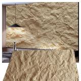 $152 KASARO 3D FAUX STONE WALL PANELS, 4 PCS PU WA