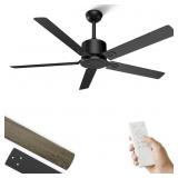 OBABALA OUTDOOR CEILING FAN NO LIGHT, 52