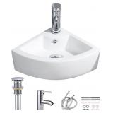 SMALL BATHROOM SINK WALL MOUNTED BASIN TRIANGLE CO