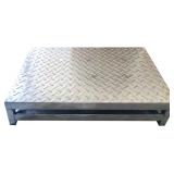 $150 ONE STEP STOOL PLATFORM, 304 STAINLESS STEEL