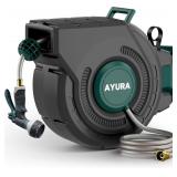 $133 AYURA RETRACTABLE GARDEN HOSE REEL 100 FT X 1