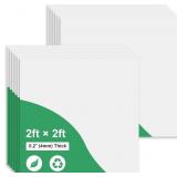 SMOOTH WHITE DROP CEILING TILE 2FT X 2FT, CEILING