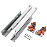 1 PAIR OF 20 INCH UNDERMOUNT SOFT CLOSE DRAWER SLI
