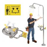 $190 COMBINATION EYE WASH STATION, EMERGENCY EYEWA