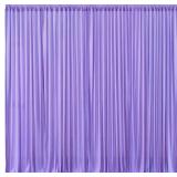 LAVENDER BACKDROP CURTAINS - 6 PANEL WRINKLE-FREE