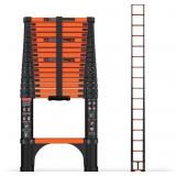 $150 SINMEIRUN TELESCOPING LADDER, 16.5 FT, 11.8"