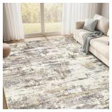 7X9 AREA RUG LIVING ROOM RUGS: WASHABLE LARGE SOFT