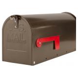 BROWN MAILBOXES FOR OUTSIDE, RAINHOL POST MOUNT MA