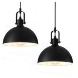 KITCHEN PENDANT LIGHTING OVER ISLAND, MATTE BLACK