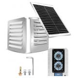 $240 SHIPPING CONTAINERS SOLAR VENTS KIT WITH BATT