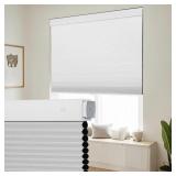 SEEYE NO DRILL CORDLESS CELLULAR SHADES, BLACKOUT