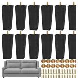 TURSTIN 12 PIECES 8" PLASTIC FURNITURE LEGS REPLAC