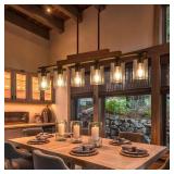 $160 FARMHOUSE CHANDELIER 6-LIGHT DINING ROOM LIGH