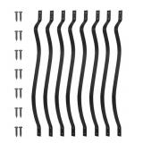 SIDASU 25-PACK 32.25 INCH METAL DECK SPINDLES, STA