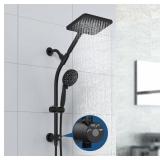 RAIN SHOWER HEAD WITH HANDHELD HIGH PRESSURE RAINF