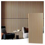 $147 ART3D 4 PACK 47.2 X 23.6IN. WOOD SLAT ACOUSTI