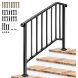 VIVOSUN OUTDOOR HANDRAIL, 4 STEP STAIR HANDRAIL, 5