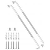 48 INCH ANTI SLIP HANDICAP GRAB BARS, 2 PACK MUNZO