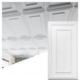 ART3D DROP CEILING TILES, 24X48IN. WHITE (12-PACK)