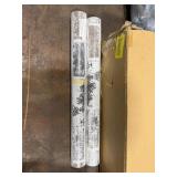 1 LOT OF (2) BRICK PEEL AND STICK WALLPAPER