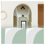 NUANCHU 2 PCS ROUNDED DOORWAY ARCH KIT 3D DIY INTE