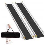 $156 7FT ADJUSTABLE WHEELCHAIR RAMP TELESCOPING RA