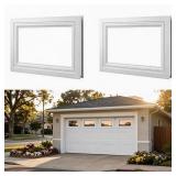 2 PACK GARAGE DOOR WINDOWS, 20.7" X 13.8" REPLACEM