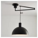 $157 INDUSTRIAL PENDANT LIGHT FIXTURE, SWING ARM H