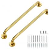 GRAB BARS FOR SHOWER, 2 PACK 24-INCH ANTI SLIP SHO
