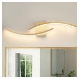 31.5 INCH MODERN BATHROOM VANITY LIGHT GOLD LIGHTS