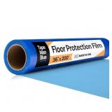 TAPEMANBLUE FLOOR PROTECTION FILM, 36" X 200