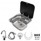 $155 PORTABLE RV KITCHEN SINK 16.54" 14.57", PREMI