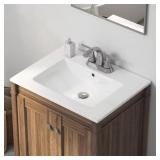 $109 TUCSON 24 IN. W X 18 IN. D VITREOUS CHINA VAN