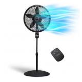 LASKO CYCLONE ADJUSTABLE-HEIGHT 18 IN. 3 SPEED BLA