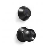 PREMIER LOCK BLACK ENTRY DOOR KNOB COMBO LOCK SET