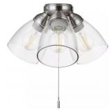 ROCKPORT UNIVERSAL 3-LIGHT BRUSHED NICKEL CEILING