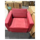 RED LEATHER CHAIR
