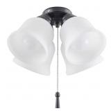 GAZELLE 4-LIGHT LED NATURAL IRON UNIVERSAL CEILING