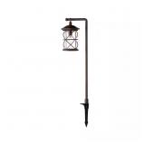LOW VOLTAGE RUSTIC BRONZE LED PATH LIGHT