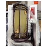 HOME DECORATERS 1 LIGHT OUTDOOR WALL LANTERN