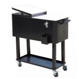 $168 80 QT ROLLING ICE CHEST PORTABLE PATIO PARTY