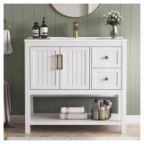 $304 DELUXE DL LIVING MAG 37 IN. SINGLE SINK BATH