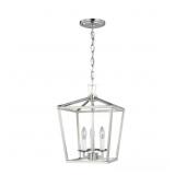 $120 DIANNA 3-LIGHT BRUSHED NICKEL HANGING MINI PE