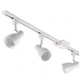 4 FT. 3-LIGHTS MATTE WHITE LINEAR TRACK LIGHTING K
