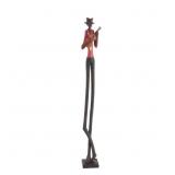 $157 BROWN POLYSTONE TALL LONG LEGGED JAZZ BAND MU