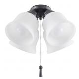 GAZELLE 4-LIGHT LED NATURAL IRON UNIVERSAL CEILING